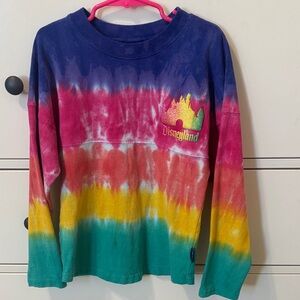 Disneyland Kids Colorful Tie-Dye Long Sleeve Shirt